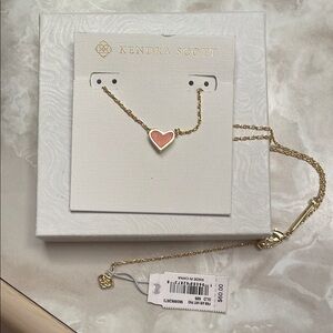 Kendra Scott Gold Heart Necklace